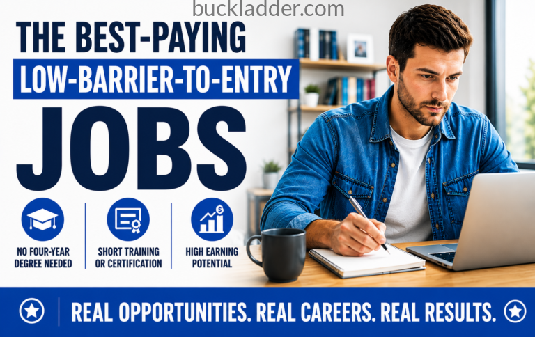 The Best-Paying Low-Barrier-to-Entry Jobs