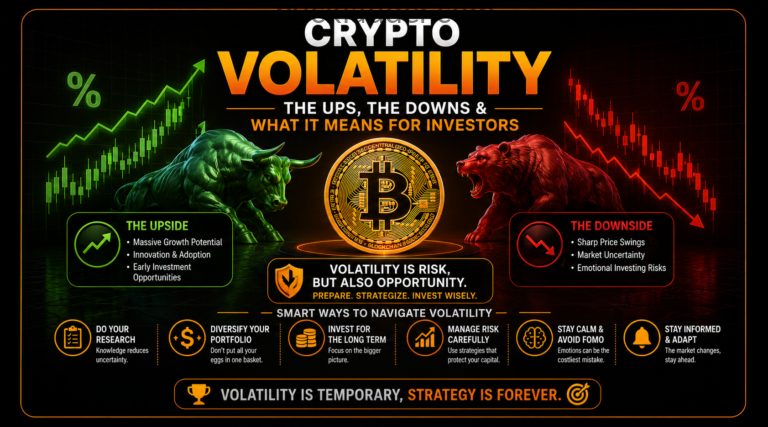 Crypto Volatility: Why Cryptocurrency Prices Rise and Fall So Dramatically