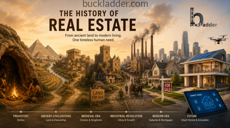 The History of Real Estate: How Humans Went from Sleeping in Caves to Buying Million-Dollar Homes